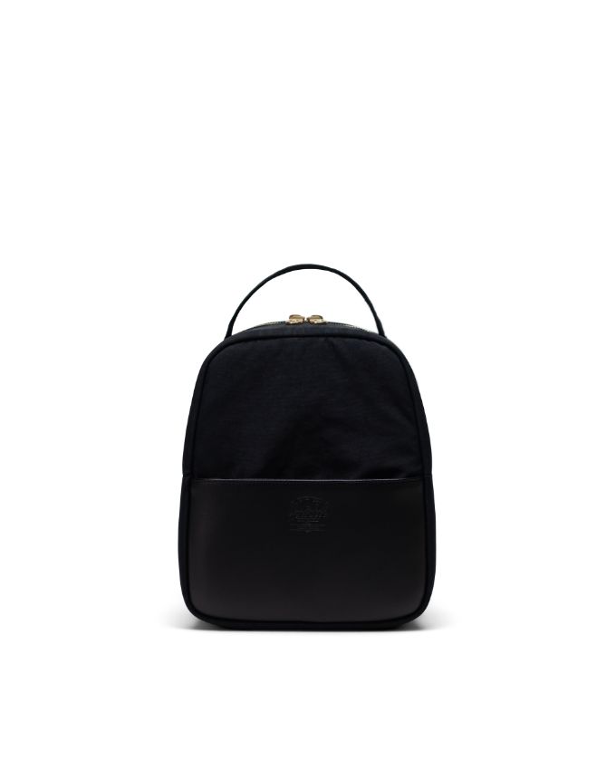 all black mini backpack