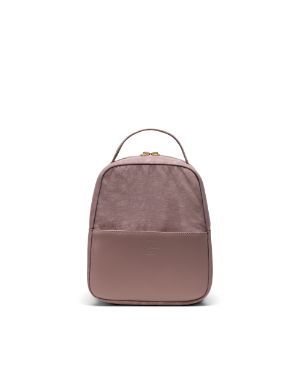 mini backpack brown leather