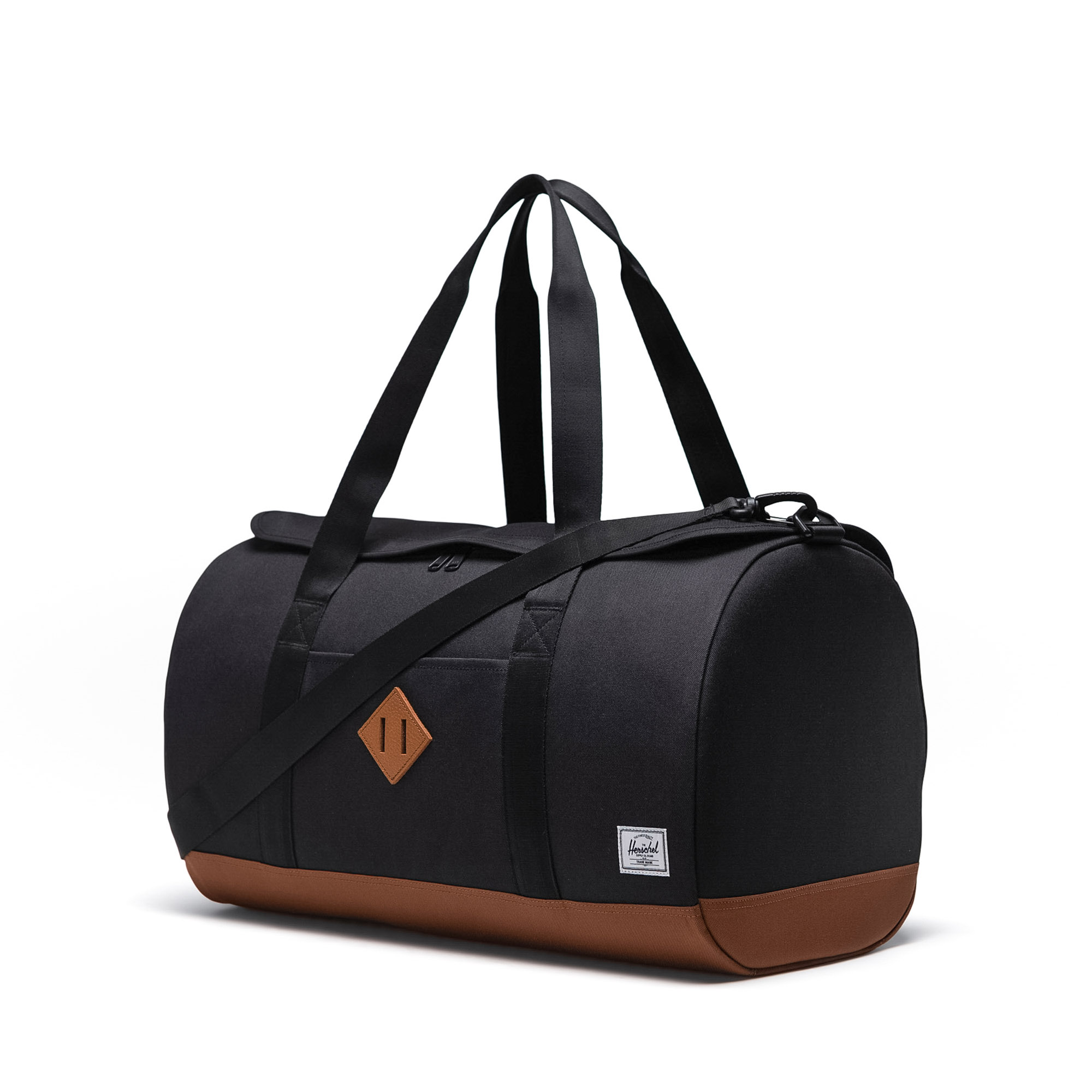 Herschel duffle bag online black