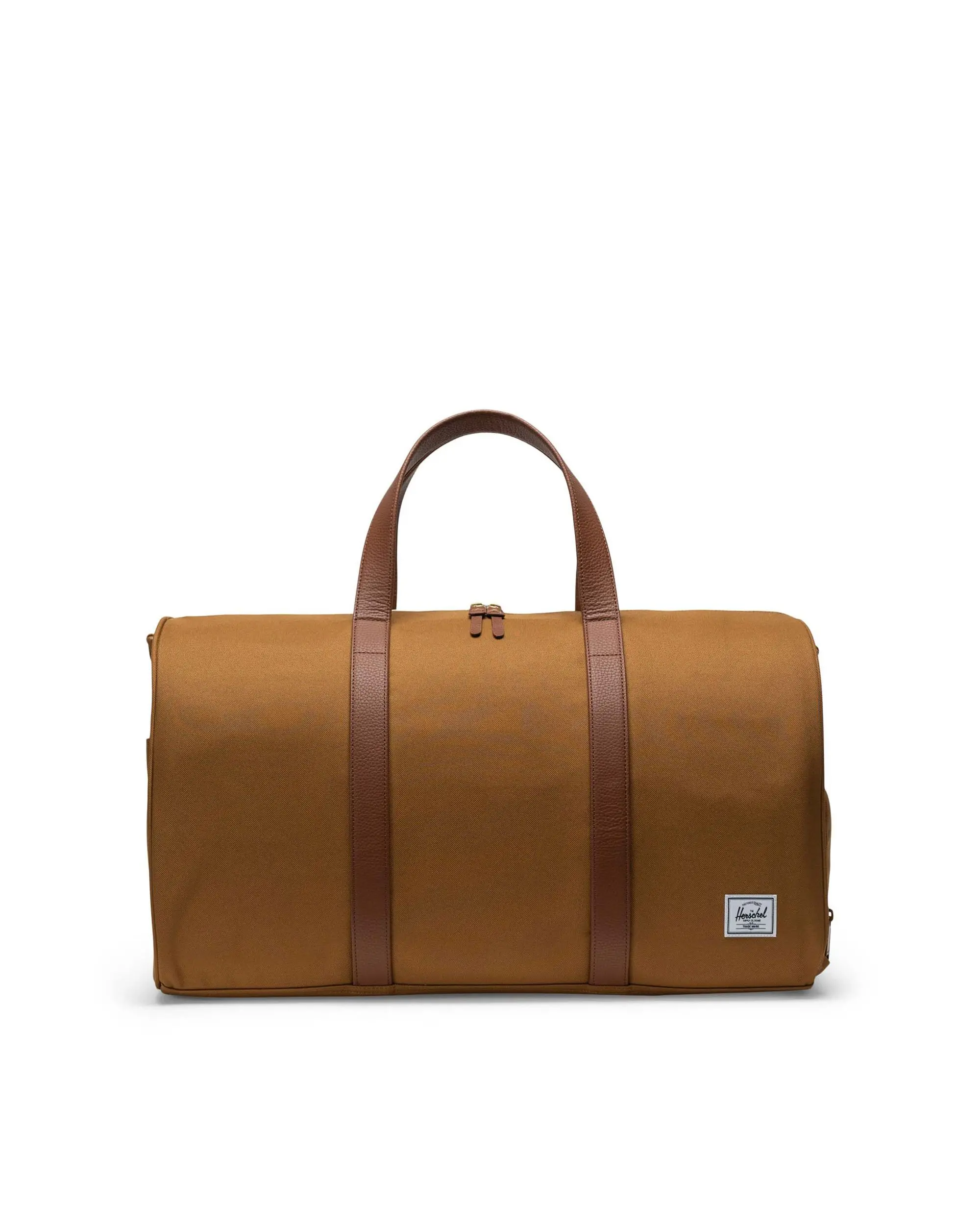 herschel leather duffle bag