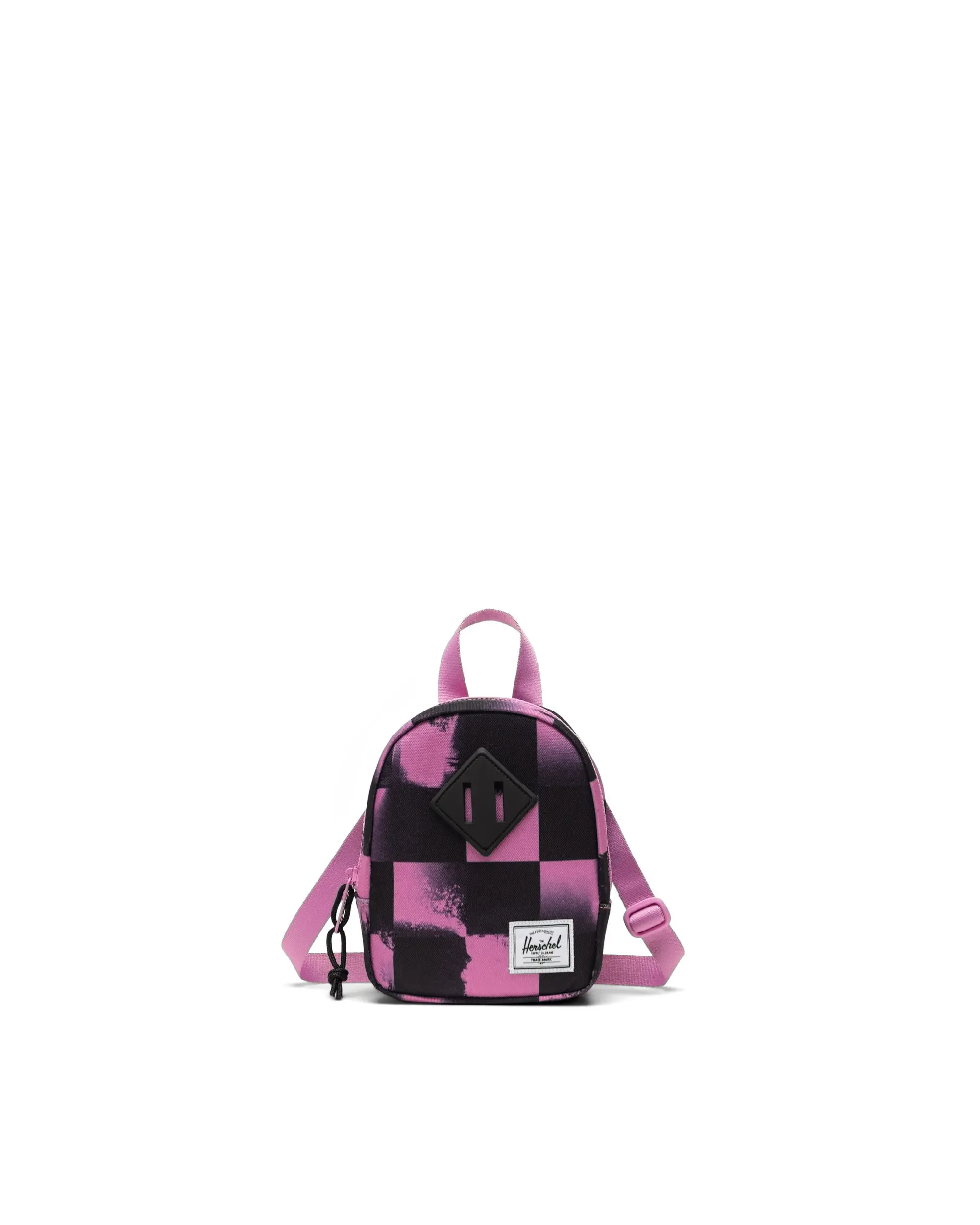 Herschel Heritage Crossbody Little Herschel Stencil Checker Opera Mauve – přední pohled