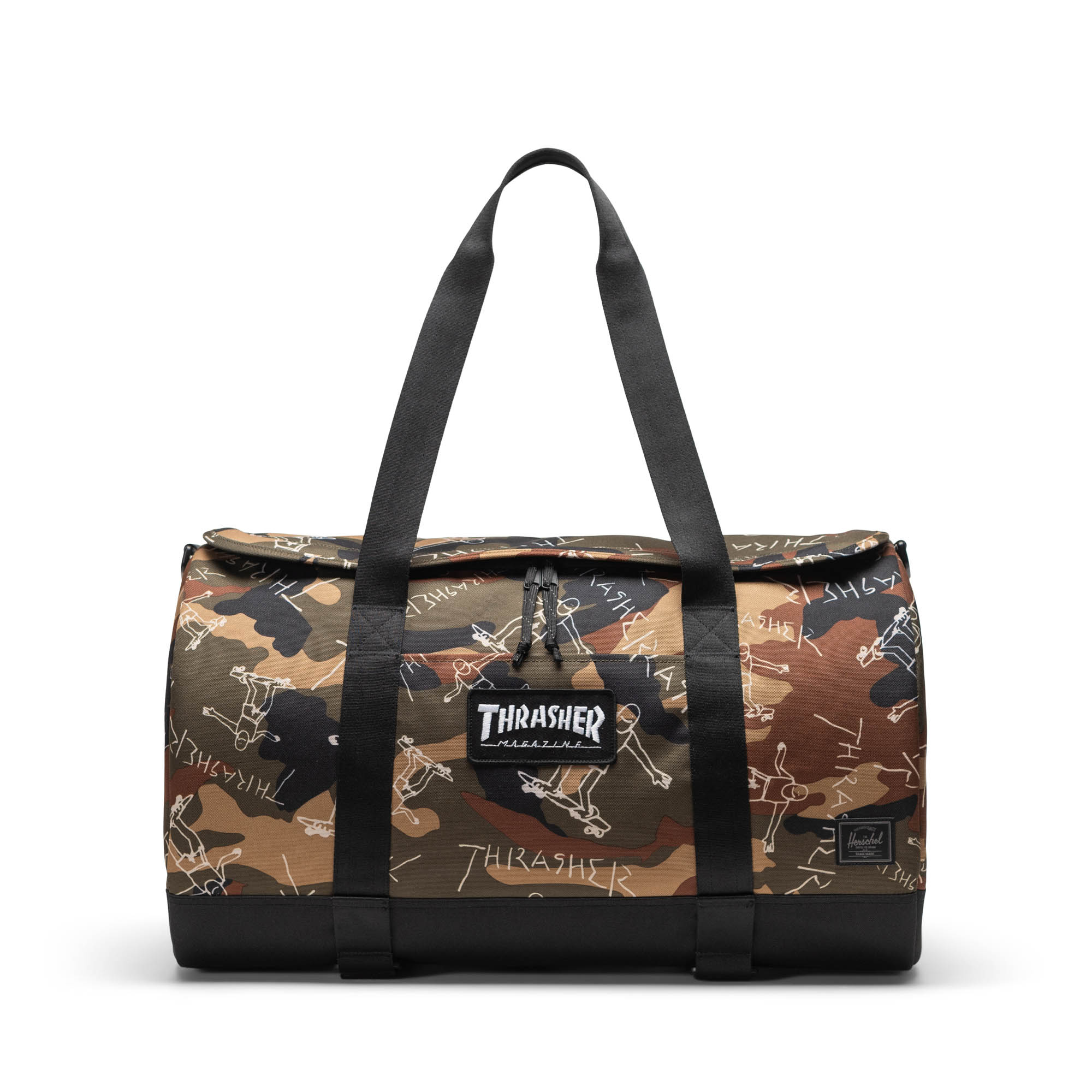 Amazon.com | Thrasher Magazine Logo Black Duffel Bag with