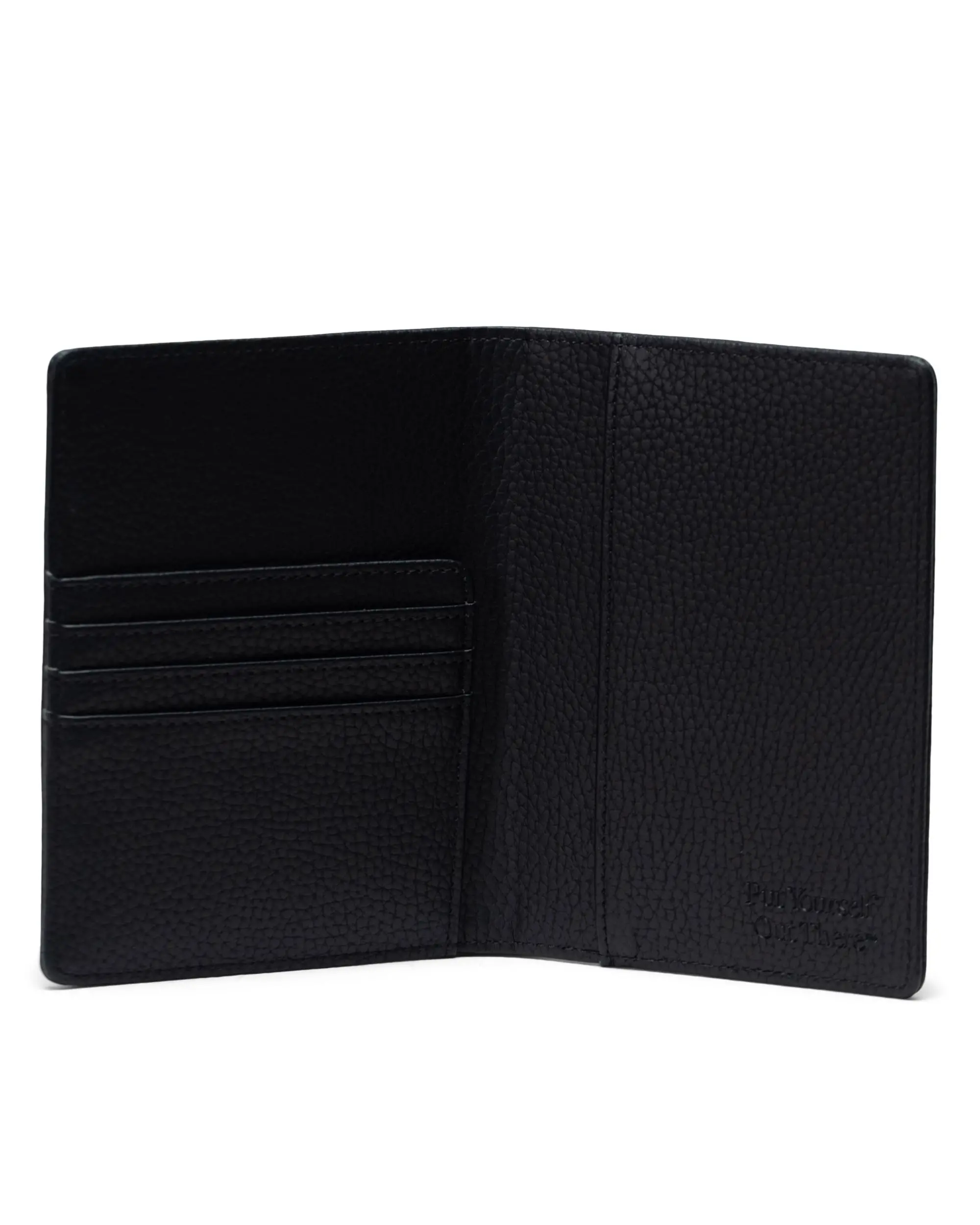 ☆COURONNE☆ Mael Passport Wallet Black RCWGX24643BKX Michael Kors Black Pebbled Leather Passport Wallet New With