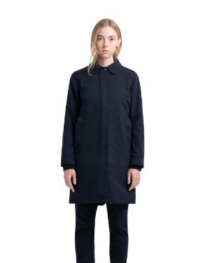 womens long mac coats