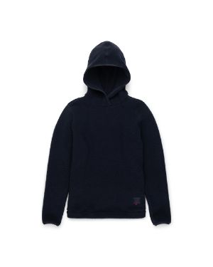 womens black sherpa hoodie