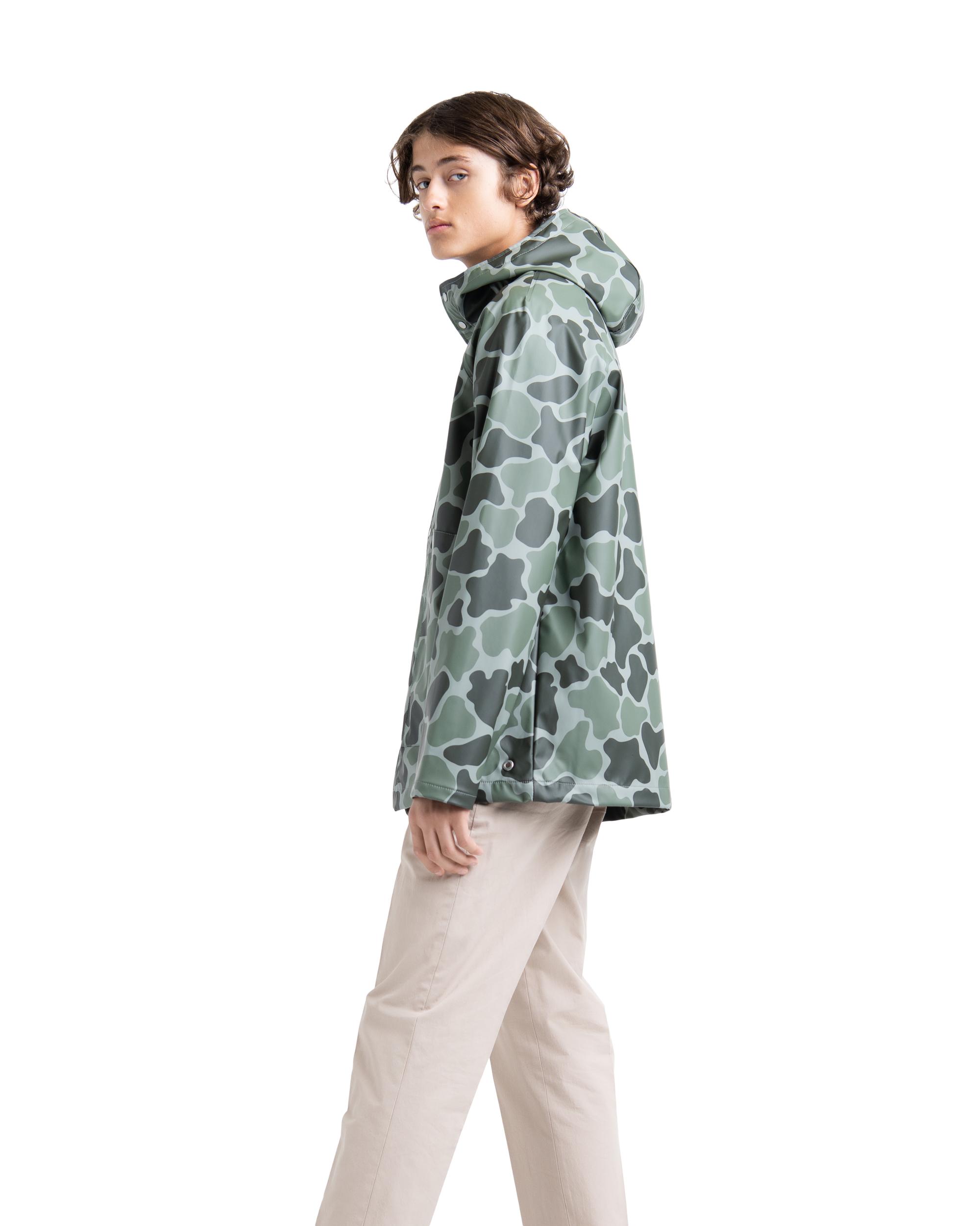 herschel camo rain jacket