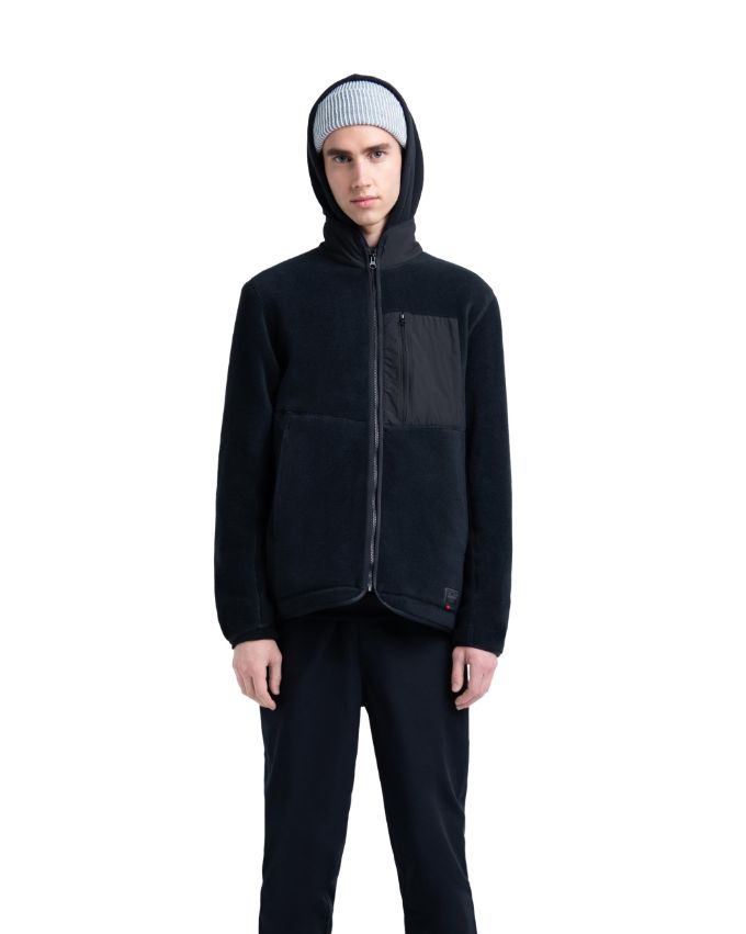 sherpa full zip jacket
