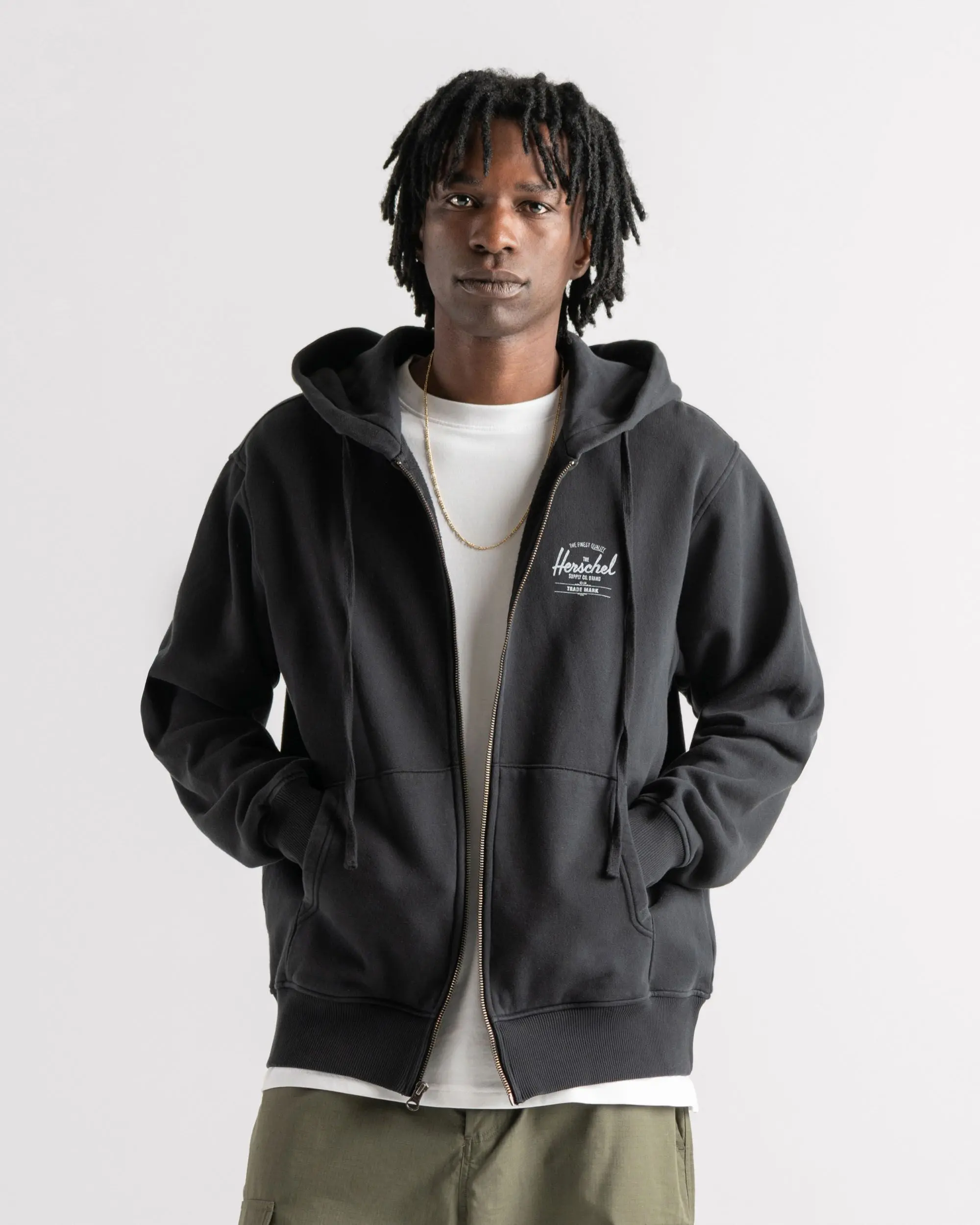Basic Zip Hoodie | Men's