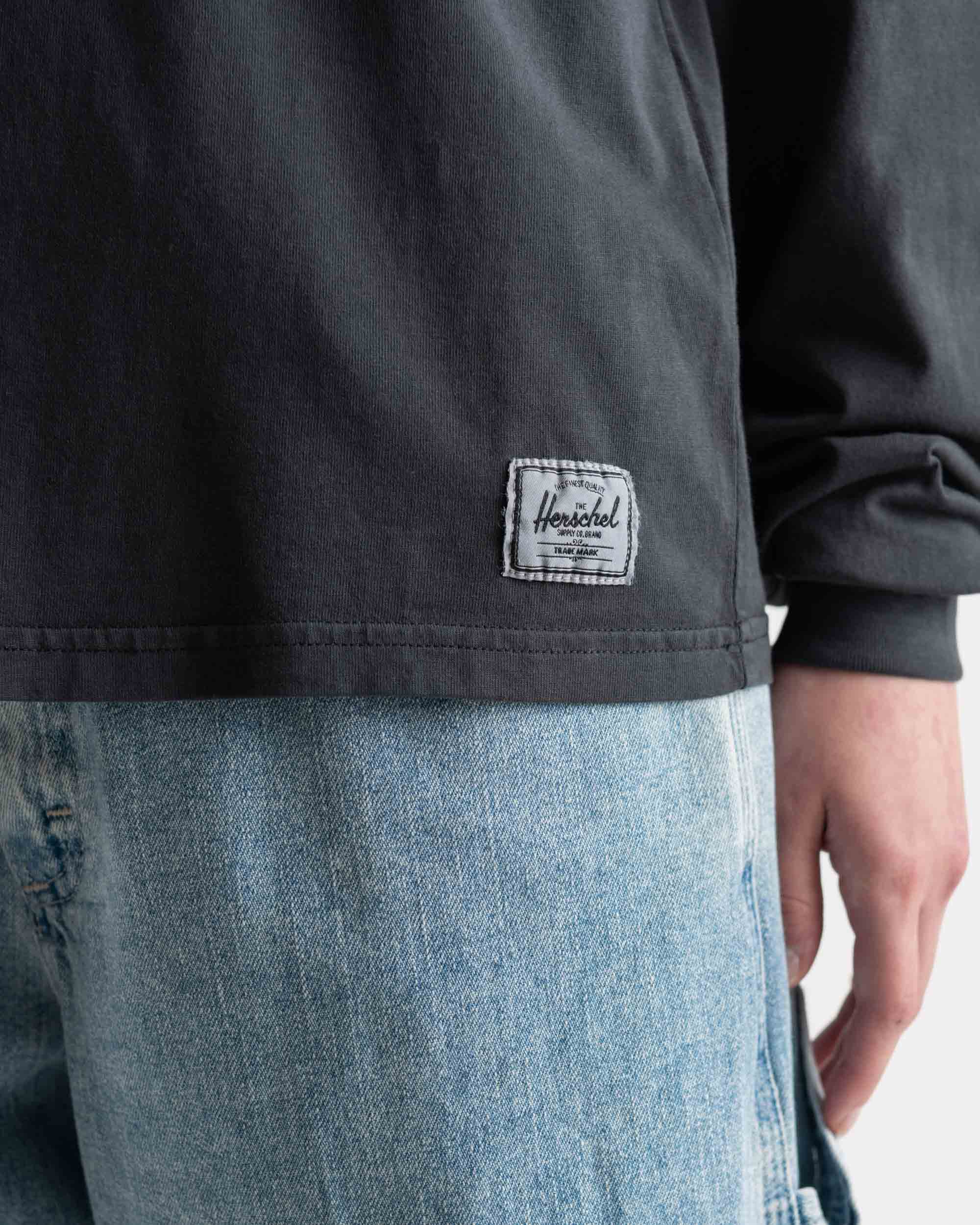【Raucohouse】Pigment sleeve lip banding basic long sleeve 01-0601000000_A__84217.