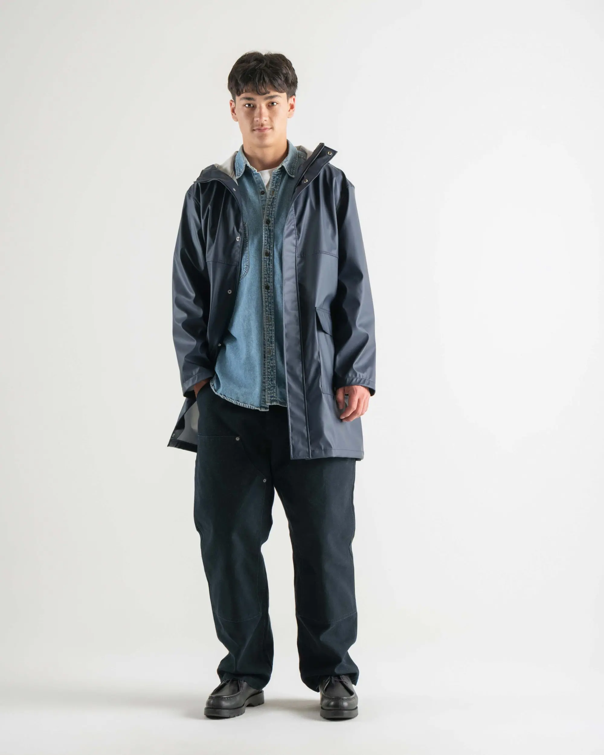 Long Classic Rain Jacket Men's
