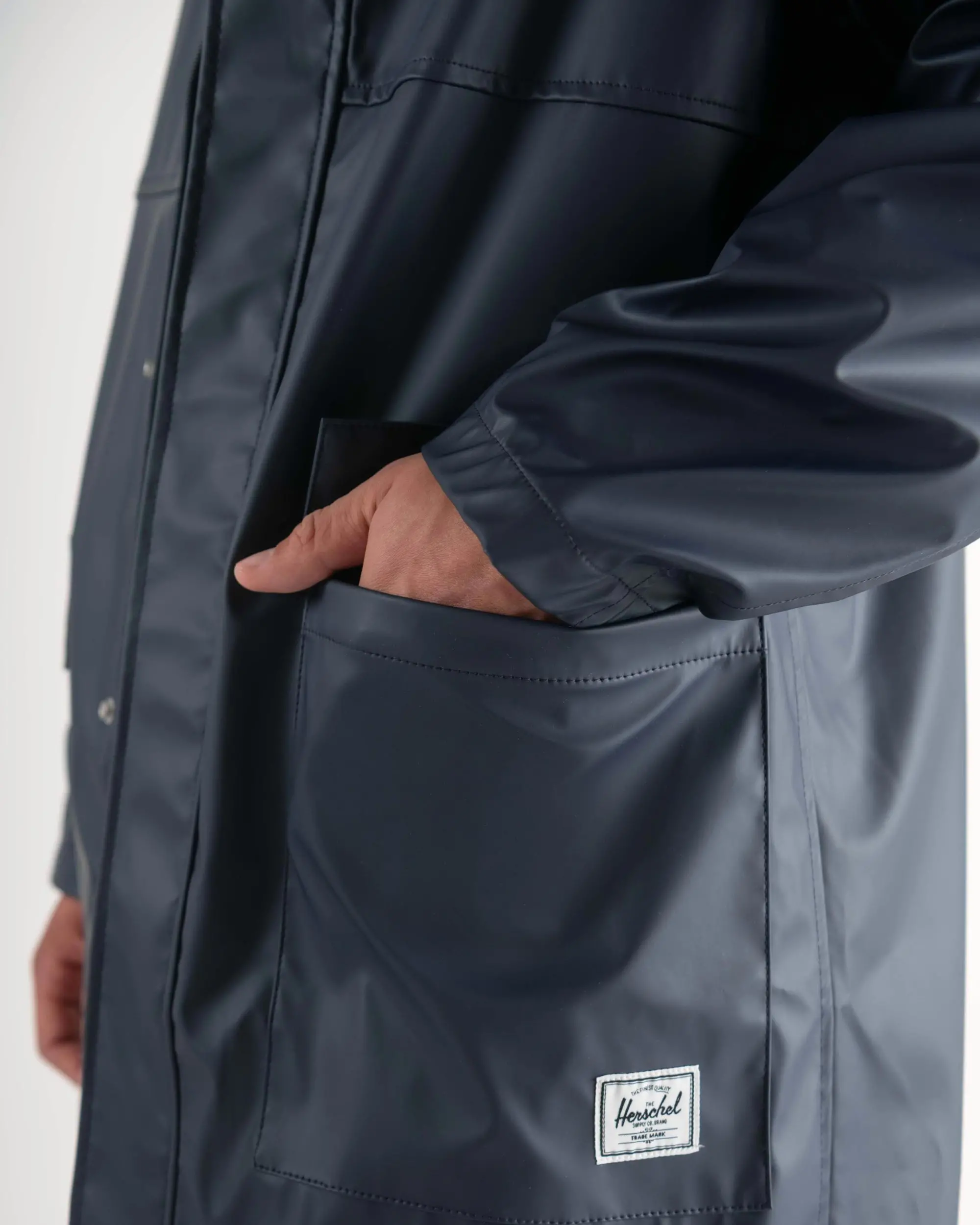Long Classic Rain Jacket Men's