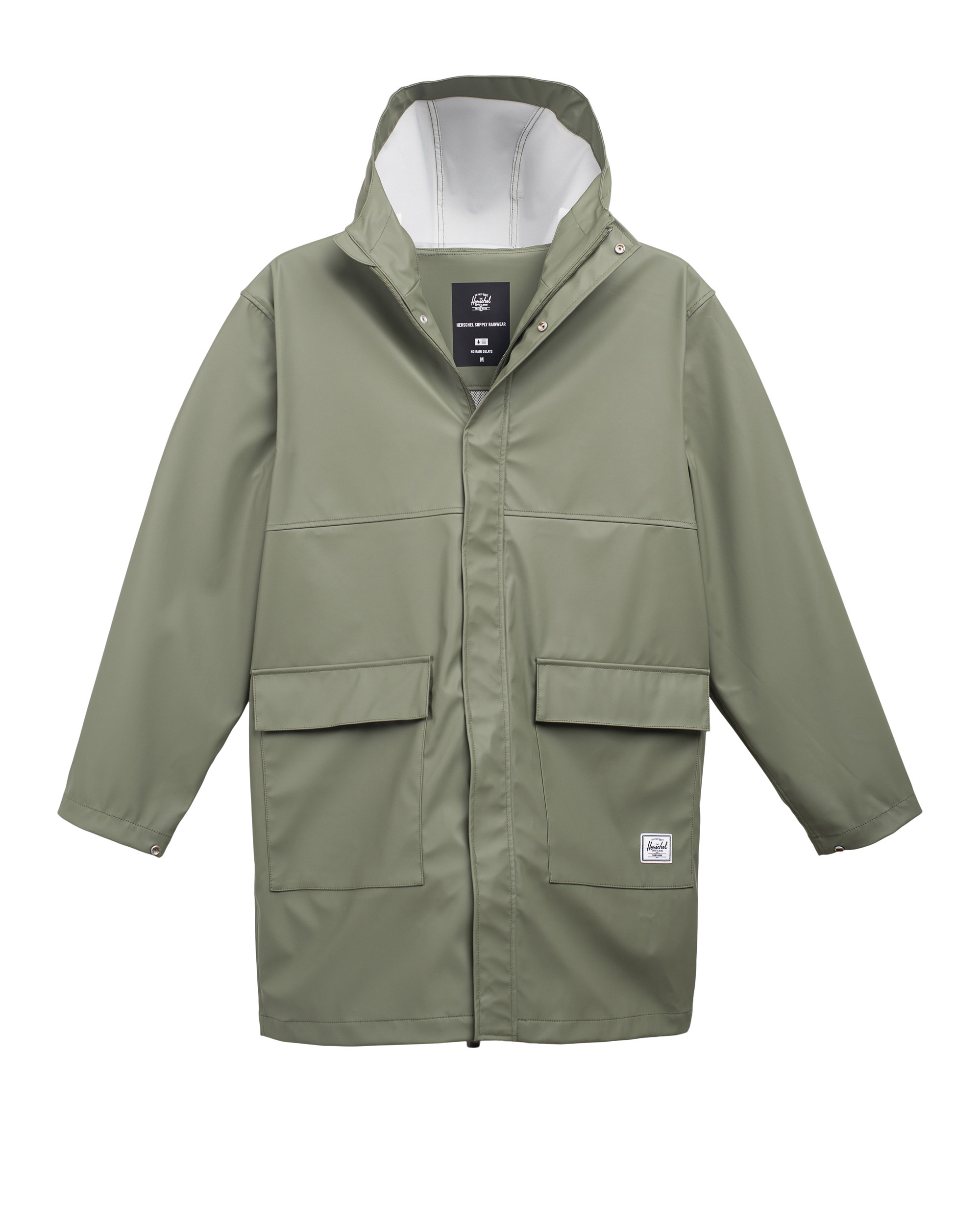 Herschel Supply Co Long Classic Rain Jacket Men s Four Leaf Clover