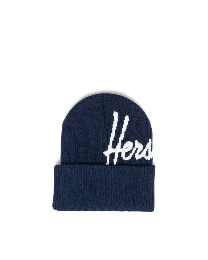 Elmer Script Ribbed Beanie