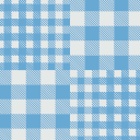 Gingham Alaskan Blue