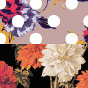 Winter Flora/Vintage Floral Bl